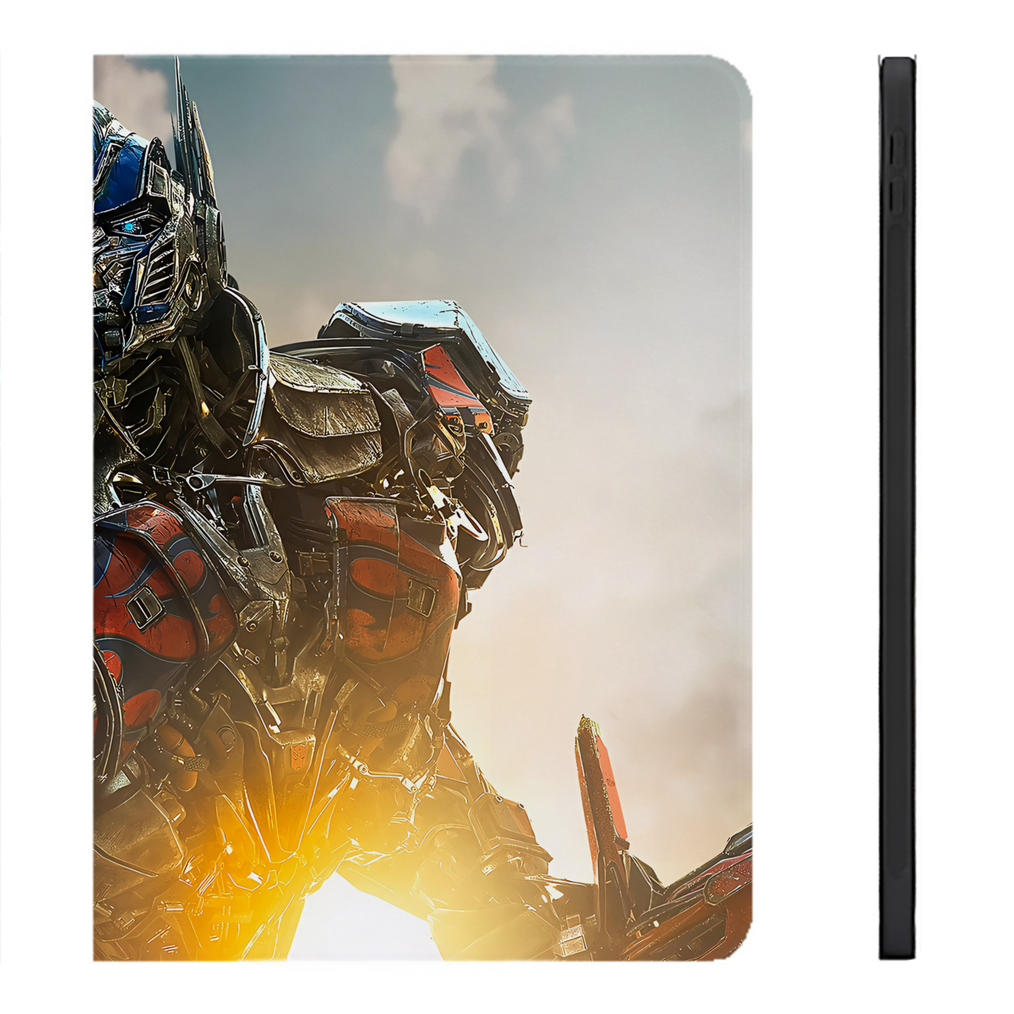 （画像用） Transformers トランスフォーマー IPadケース ペンホルダー付き ブックスタイルデザイン